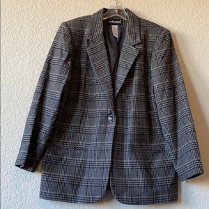 Vintage Sag Harbor wool blend blazer oversized